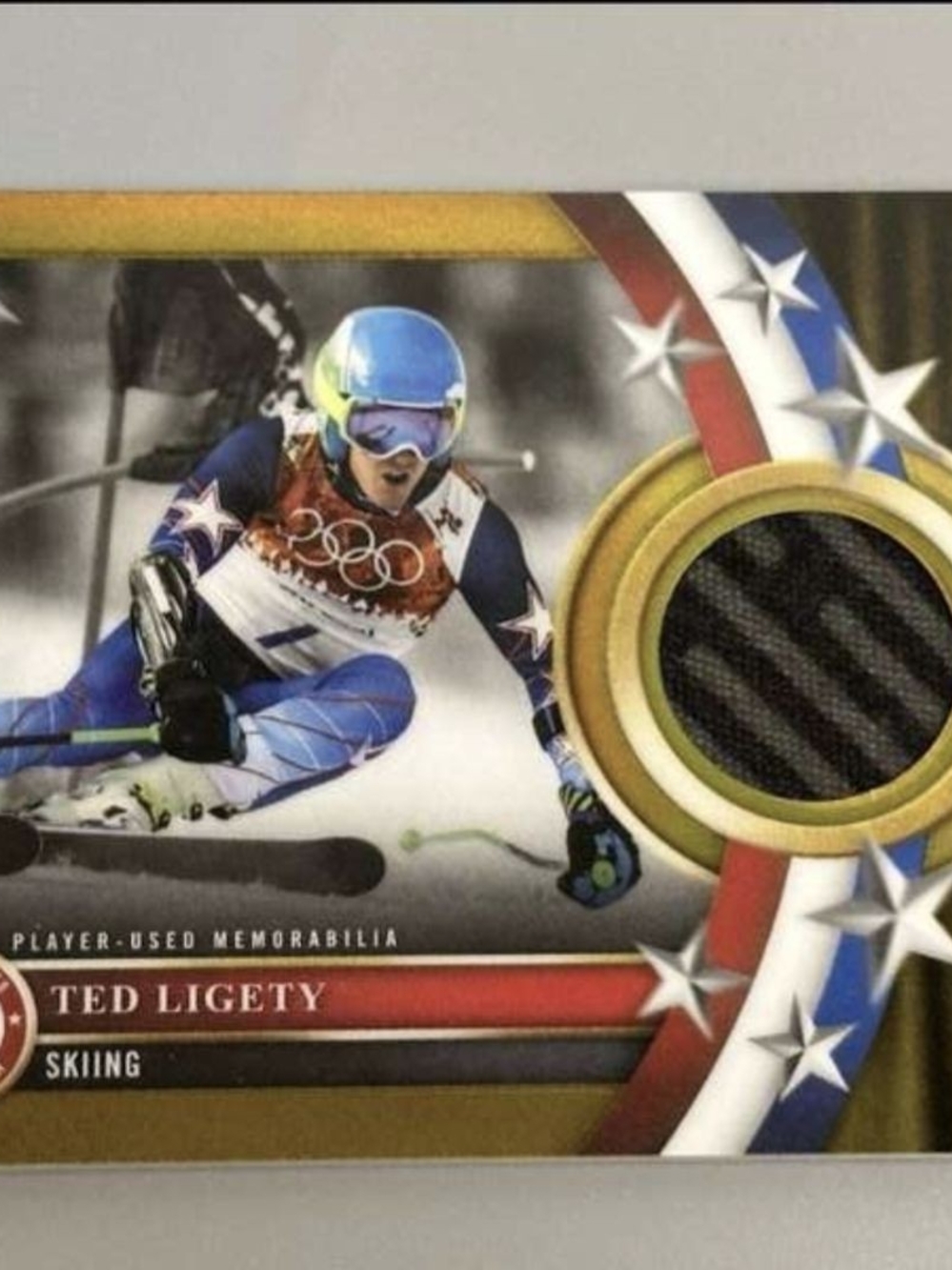 Topps Team USA Memorabilia Pieces Card GOLD #/50